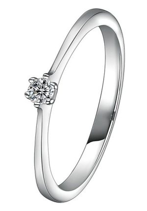 DOOSTI Fingerring Schmuck Silber 925 Verlobung Trauring Ehering Partnerring
