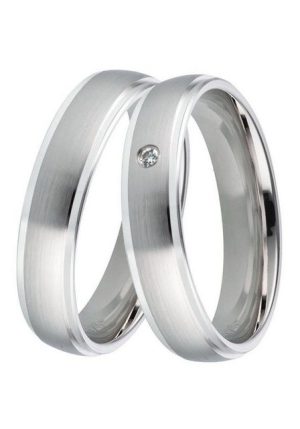 DOOSTI Trauring Schmuck Geschenk Silber 925 Trauring Ehering Partnerring LIEBE