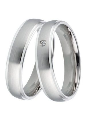 DOOSTI Trauring Schmuck Geschenk Silber 925 Trauring Ehering Partnerring LIEBE