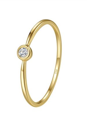 Dear Me Diamantring Damen 585er Gold