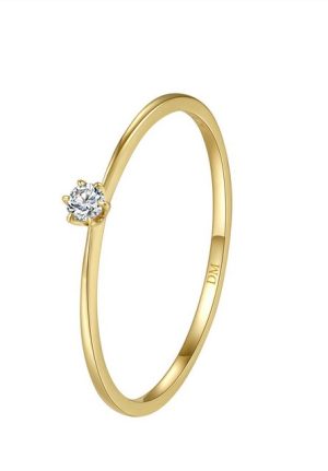 Dear Me Solitärring Gold 585 Damen