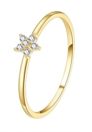 Dear Me Verlobungsring Ring Gold 585 Damen Blume