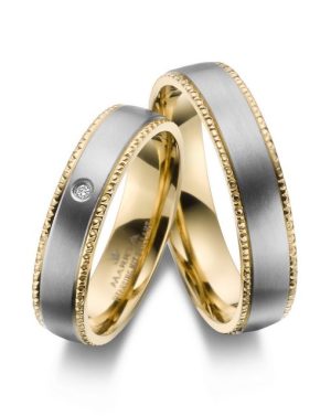 MARRYA Partnerring Diamant Titan Ringe Trauringe Eheringe Partnerringe