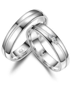 MARRYA Partnerring Silber Ringe Trauringe Eheringe Partnerringe