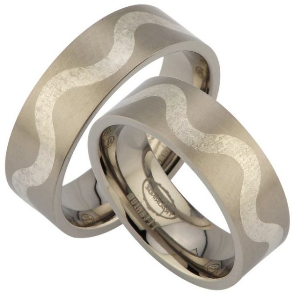 Trauringe123 Trauring aus Titan Hochzeitsringe Verlobungsringe Trauringe Eheringe Partnerringe JT17