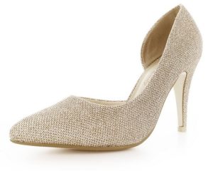 White Lady 817 elegante Glitter Pumps Pumps