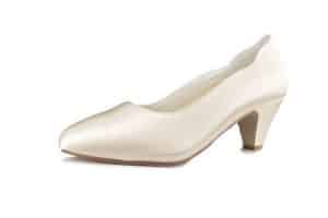 White Lady 890 ivory Satin - einfärbbare Brautschuhe Pumps