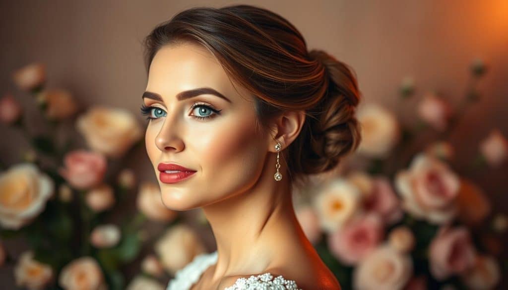 Braut Make-up und Frisuren