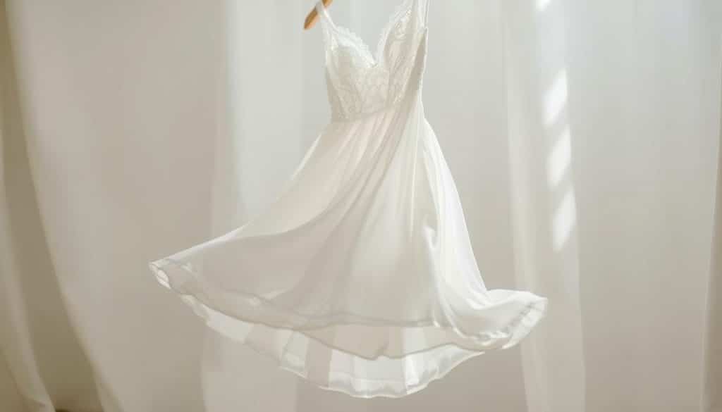 Brautkleid Selbstreinigung