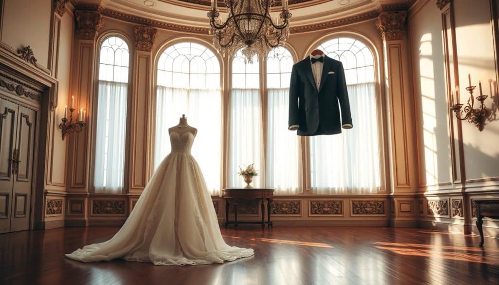 Brautmode und Hochzeitsanzug