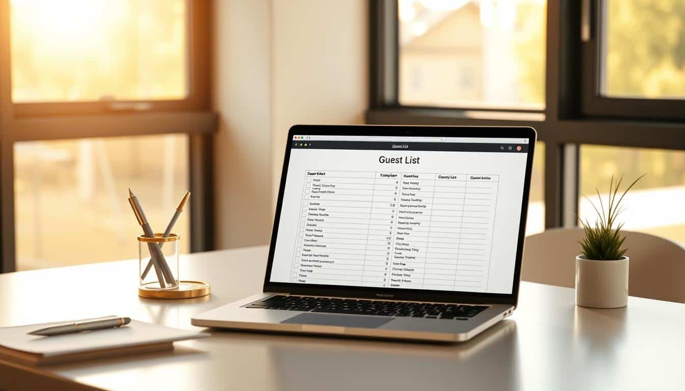 Checkliste Gästeliste erstellen und verwalten