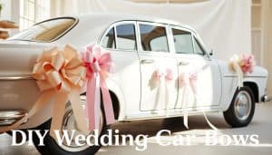DIY Autoschleifen zur Hochzeit basteln