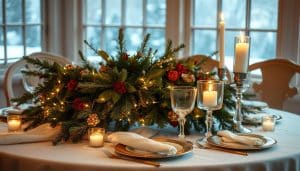 DIY Romantische Tischdeko zur Winterhochzeit