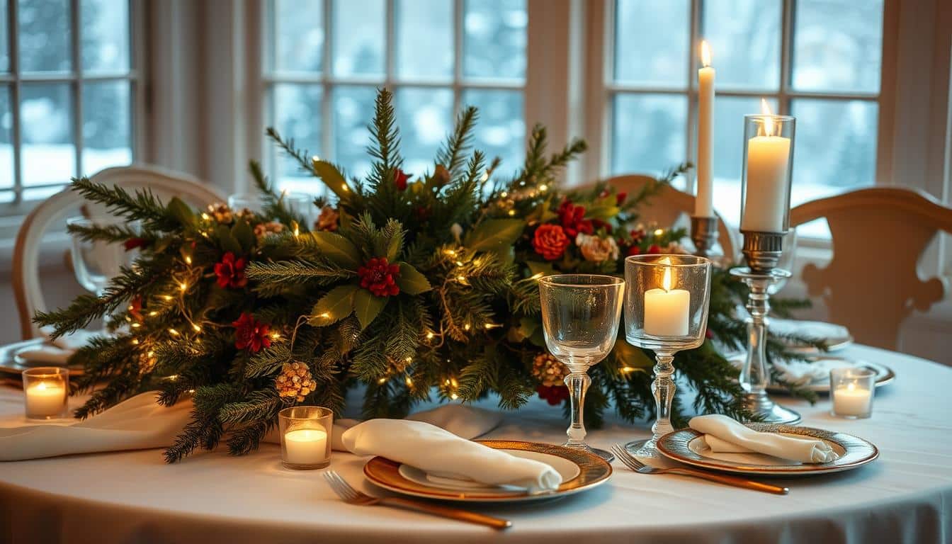 DIY Romantische Tischdeko zur Winterhochzeit