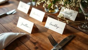 DIY Tischkarten zur Hochzeit selber machen