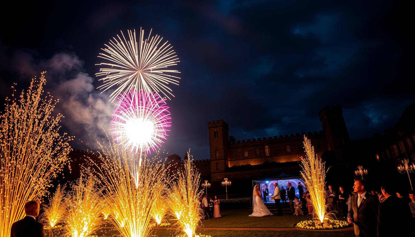 Feuerwerk zur Hochzeit
