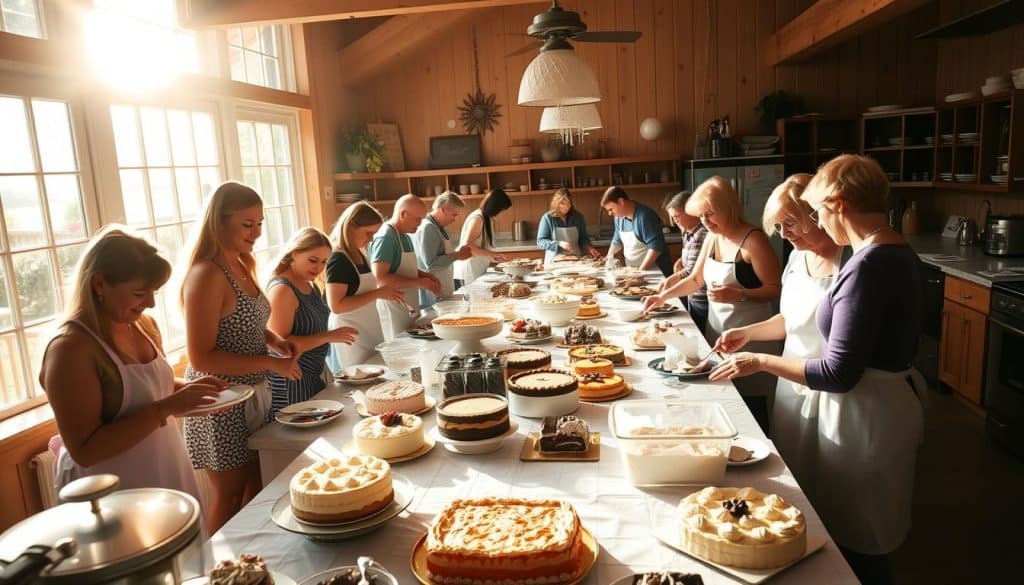 Gemeinschaftsprojekt Kuchenbuffet