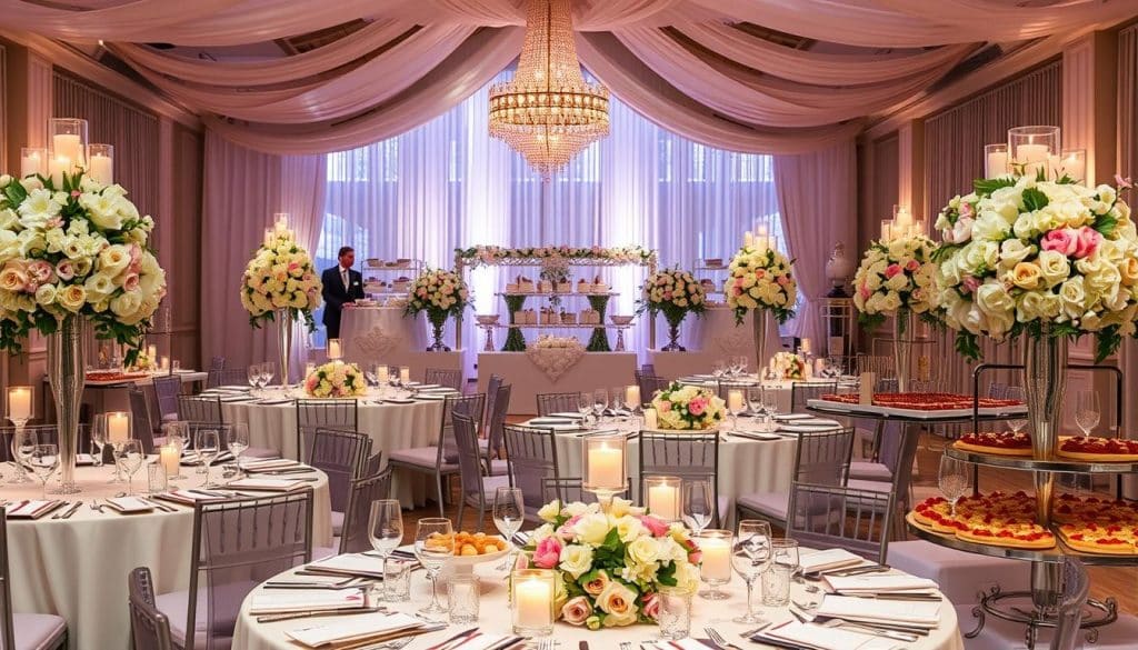 Hochzeitscatering und Location Gestaltung