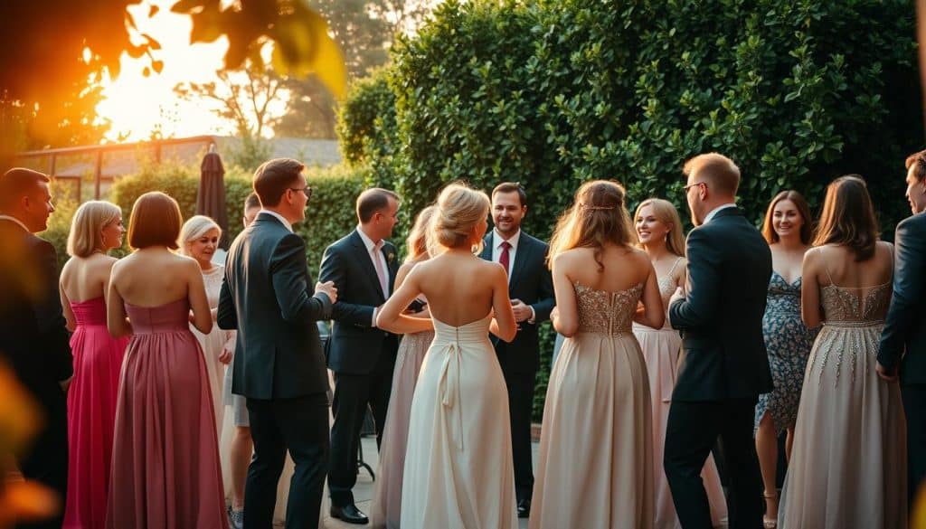 Hochzeitsparty Kleidung