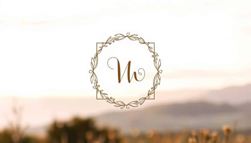 Individualität im Hochzeitslogo