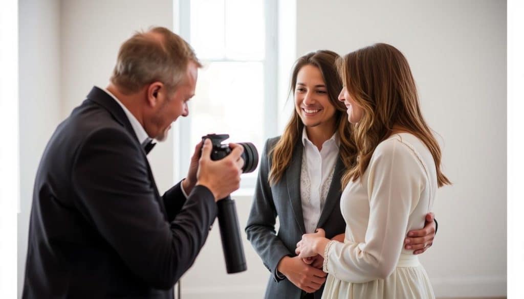 Kommunikation zwischen Brautpaar und Hochzeitsfotograf