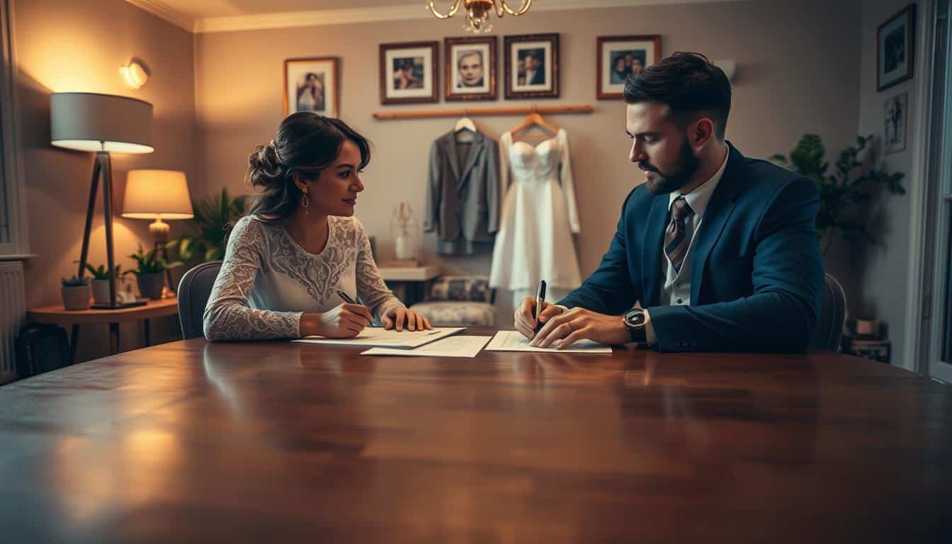 Namensänderung zur Hochzeit festlegen