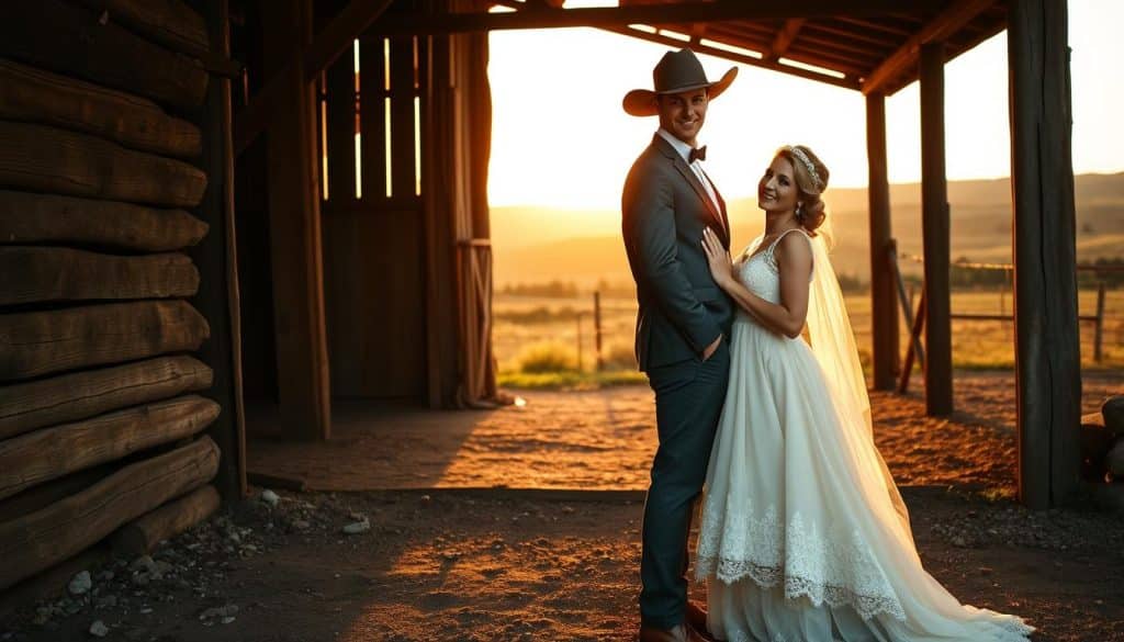 Rustikale Hochzeitsfotografie