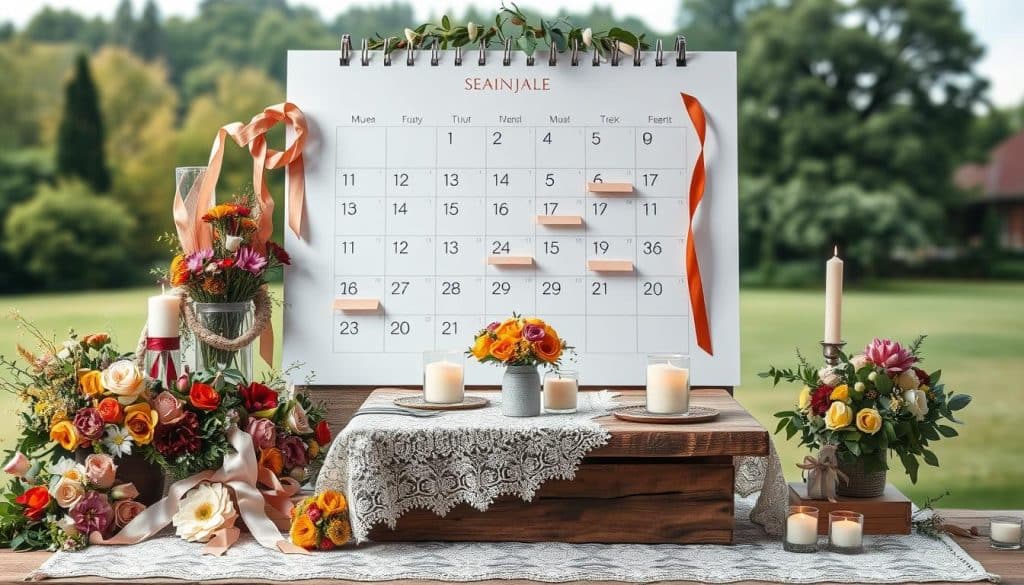 Saisonale Hochzeitskosten