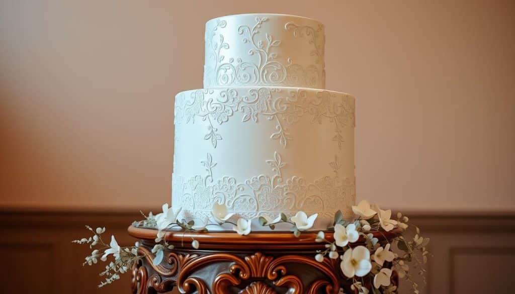 Torte Platinhochzeit Inspiration