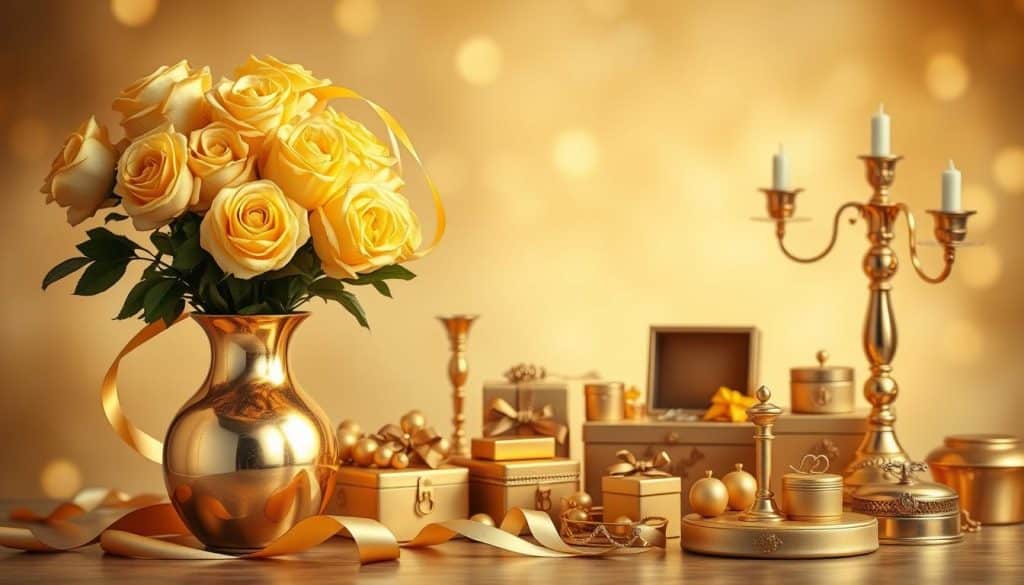 Was schenkt man zur goldenen Hochzeit?