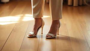 Welche Schuhe trägt man zum Jumpsuit auf einer Hochzeit?