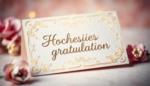 Wie gratuliert man zur Hochzeit?