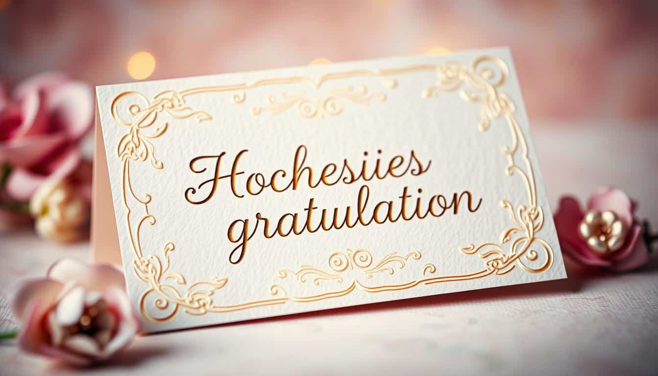 Wie gratuliert man zur Hochzeit?
