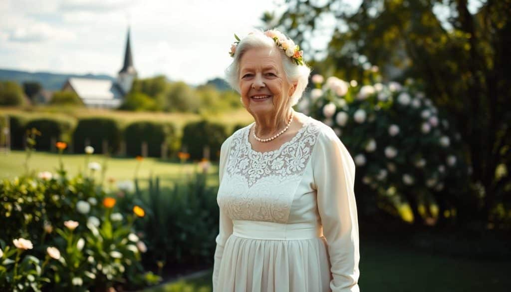 was trägt oma zur hochzeit der enkelin